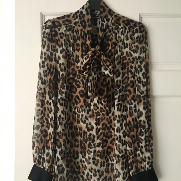 jaeger leopard print dress